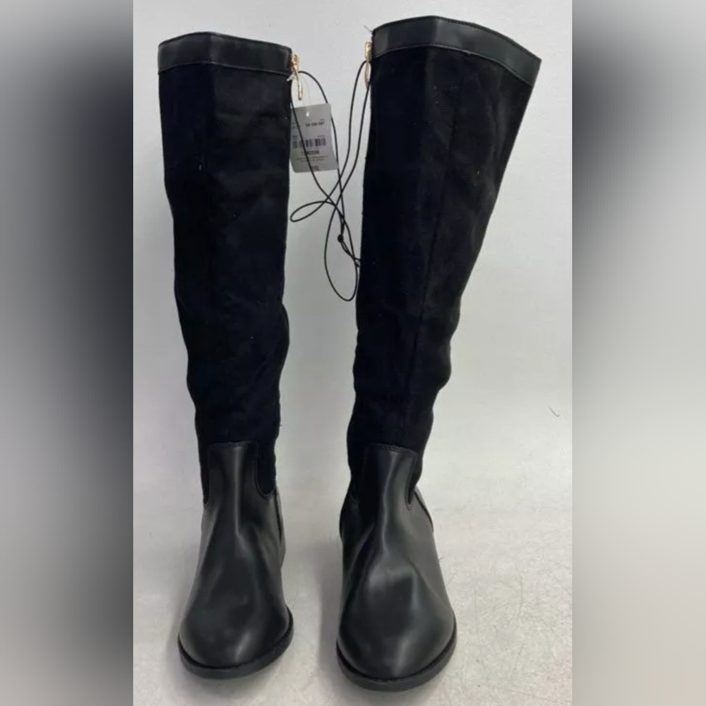 Liz Claiborne Riverside Black Memory Foam Boots Size 7.5M NWT MSRP $110 - Picture 3 of 10
